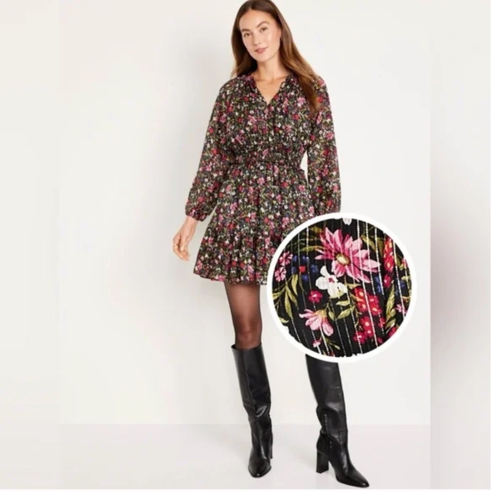 NWT Old Navy floral dress size small Tall